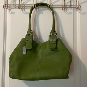 Spring Green Leather handbag